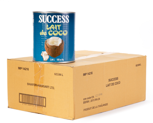 LAIT DE COCO - SUCCESS 6 x 2.84 litres