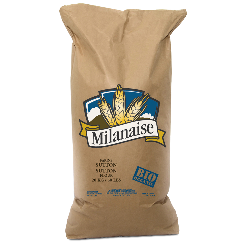 FARINE SUTTON BIOLOGIQUE - MILANAISE 20 kg