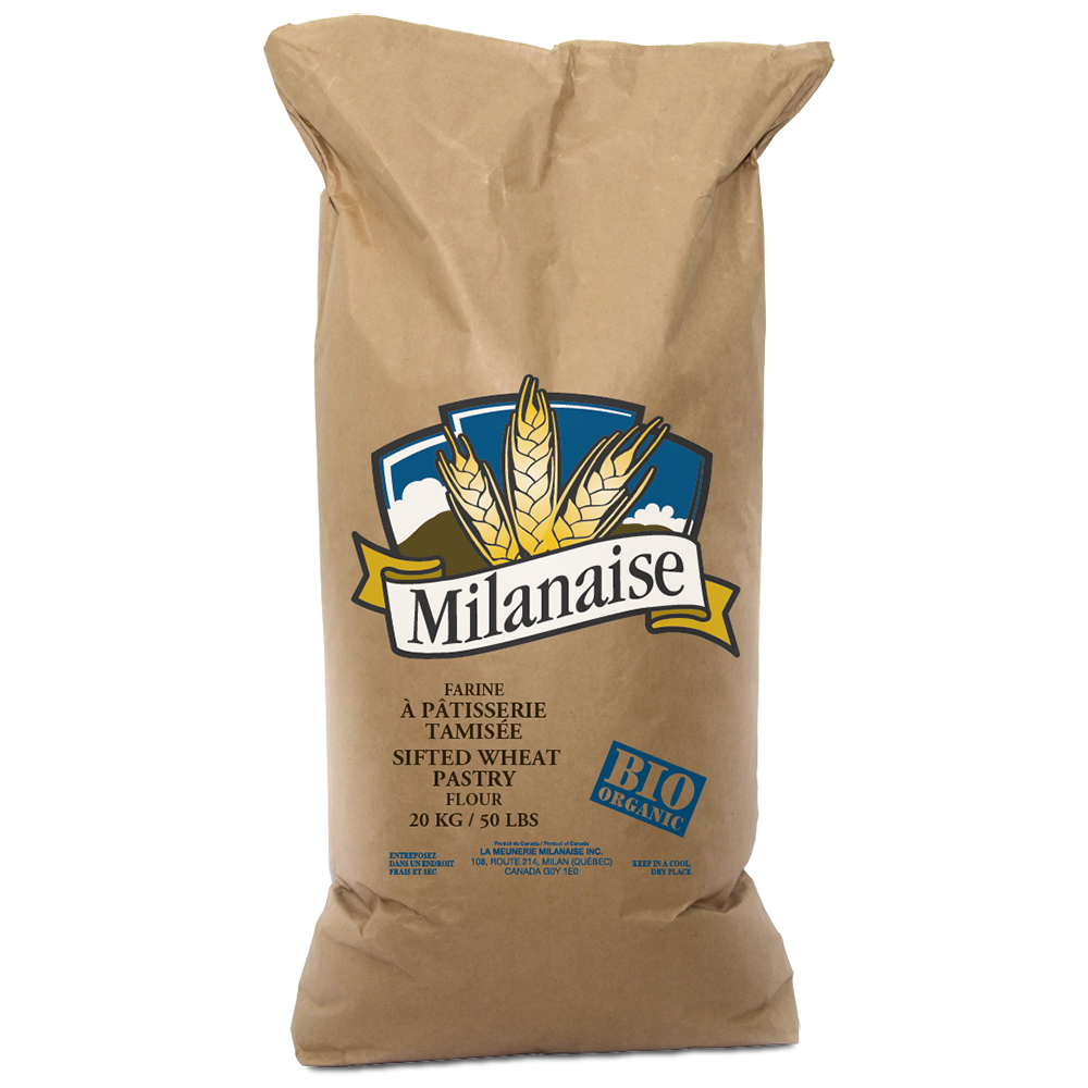FARINE DE BLÉ ET À PÂTISSERIE TAMISÉ BIOLOGIQUE - MILANAISE 20 kg