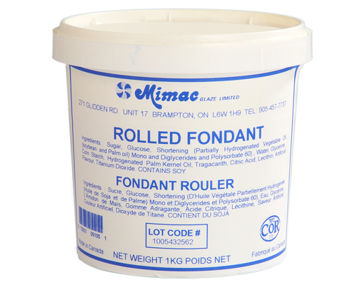FONDANT À ROULER BLANC - MIMAC - 1 kg