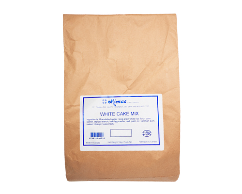 MÉLANGE À GÂTEAU BLANC SANS GLUTEN - MIMAC - 10 kg