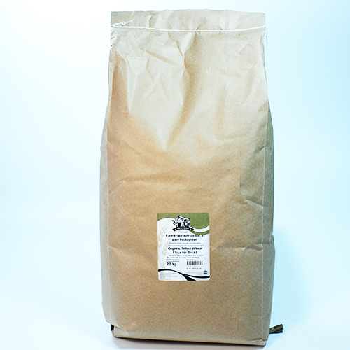 FARINE BLÉ ENTIER À PAIN BIOLOGIQUE - LACOSTE 20 kg