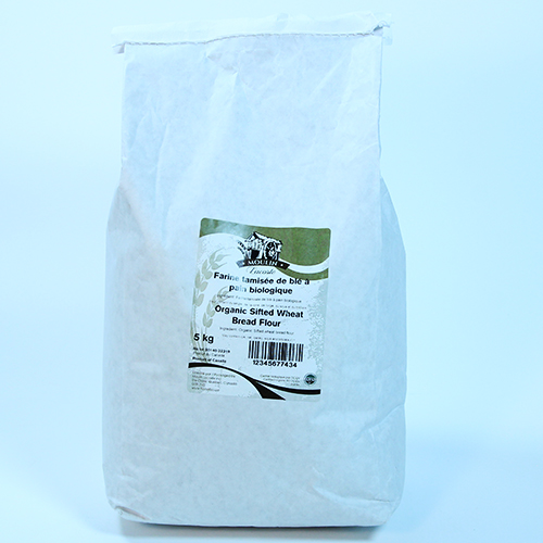 FARINE BLÉ ENTIER À PAIN BIOLOGIQUE - LACOSTE 5 kg