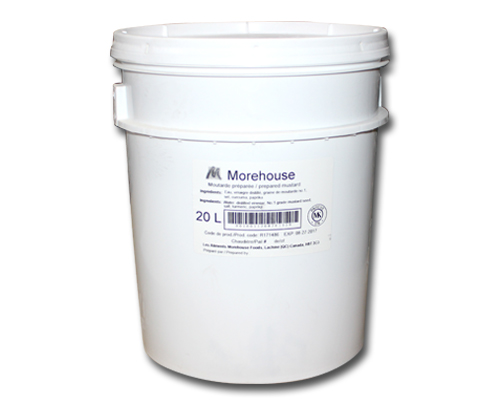 MOUTARDE JAUNE PRÉPARÉ  - MOREHOUSE 20 litres