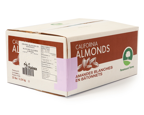 AMANDE EN BÂTON  - BLUE DIAMOND 25 lbs - 11.34 kg