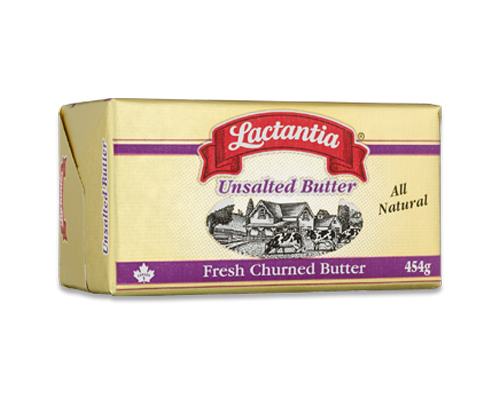 BEURRE NON SALÉ - LACTANTIA 20 x 454 g