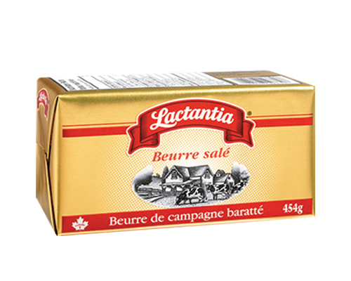 BEURRE SALÉ - LACTANTIA 20 x 454 g