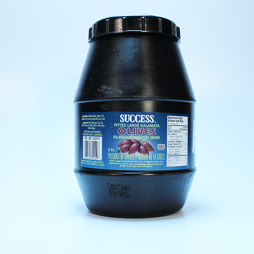 OLIVES KALAMATA DÉNOYAUTÉES ENTIÈRES - SUCCESS 4 x 3.5 litres