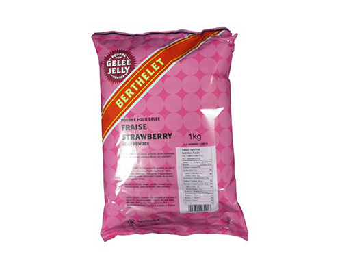 POUDRE POUR GELÉE À SAVEUR DE FRAISE 2 x 1 kg