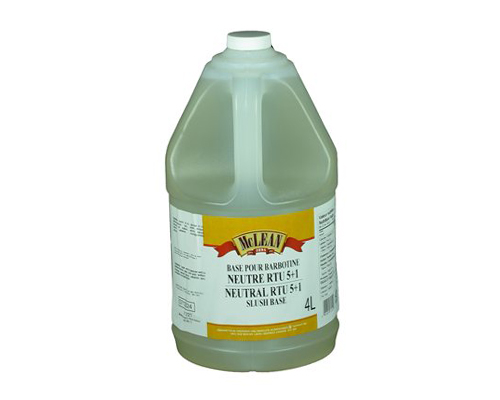 BASE POUR BARBOTINE  NEUTRE  5 /1 PRÊT À UTILISÉ - MCLEAN 2 x 4 litres