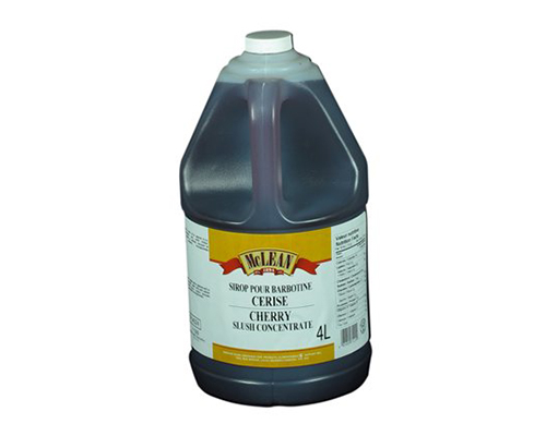 SIROP POUR BARBOTINE À SAVEUR DE CERISE - MCLEAN 2 x 4 litres