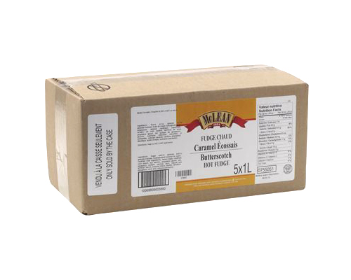 FUDGE CHAUD AU CARAMEL ÉCOSSAIS - MCLEAN 5 x 1 litres