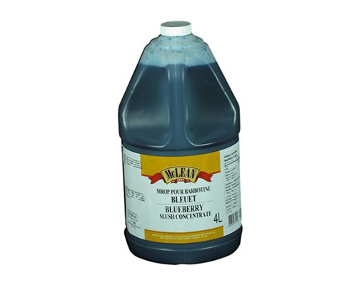 SIROP POUR BARBOTINE AUX BLEUETS - MCLEAN 2 x 4 litres