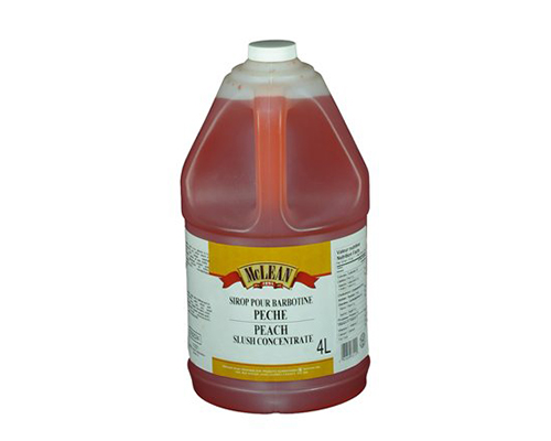 SIROP POUR BARBOTINE À LA PÊCHE - MCLEAN 2 x 4 litres
