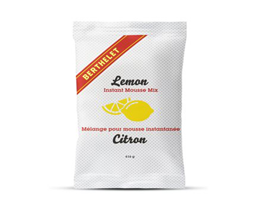MÉLANGE POUR MOUSSE INSTANTANÉE CITRON - BERTHELET 4 x 616 g