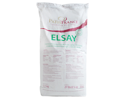 ELSAY HOT PROCESS PASTRY CREAM MIX - PATIS FRANCE - 12.5 kg