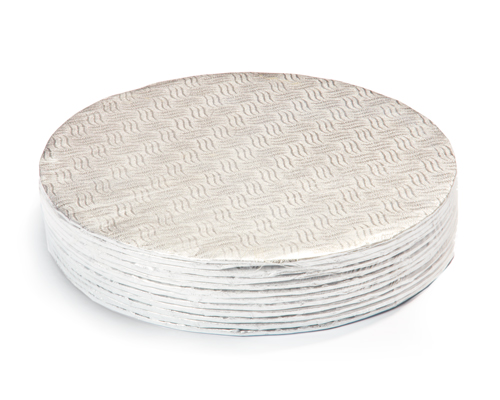 10'' ROUND SILVER CAKE BOARD 12 units