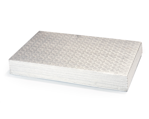 SILVER CAKE BOARD 10 x 15 12 units