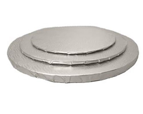 10'' ROUND SILVER CAKE BOARD 1/4 6 units
