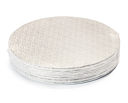12'' ROUND SILVER CAKE BOARD 12 units
