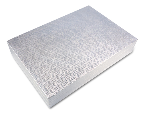 SILVER CAKE BOARD 12 x 17  1/2 6 units