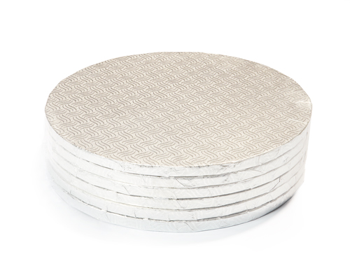 12'' ROUND SILVER CAKE BOARD 6 units
