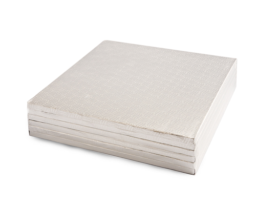 12'' SQUARE SILVER CAKE BOARD 6 units