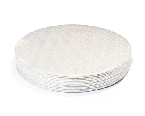 14'' ROUND SILVER CAKE BOARD 12 units