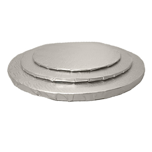 7 ROUND SILVER CAKE BOARD 1/8 12 units