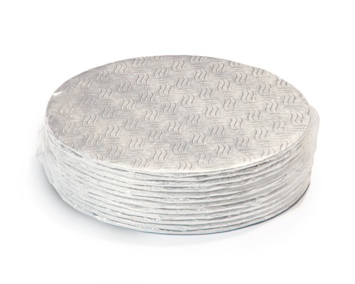 8'' ROUND SILVER CAKE BOARD 12 units