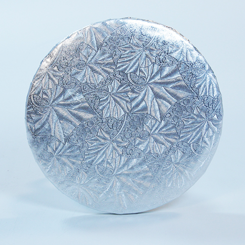 8'' ROUND SILVER CAKE BOARD 1/2 6 units