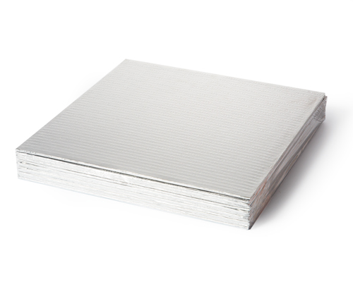 14'' SQUARE SILVER CAKE BOARD 12 units