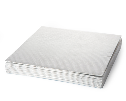 16'' SQUARE SILVER CAKE BOARD 12 units
