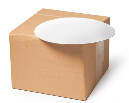 SILVER 28 PTS THIN CAKE BOARD 12 ROUND 250 units