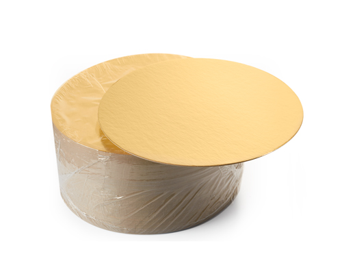 MEDIUM GOLD 60 PTS 9 ROUND CAKE BOARD 100 units