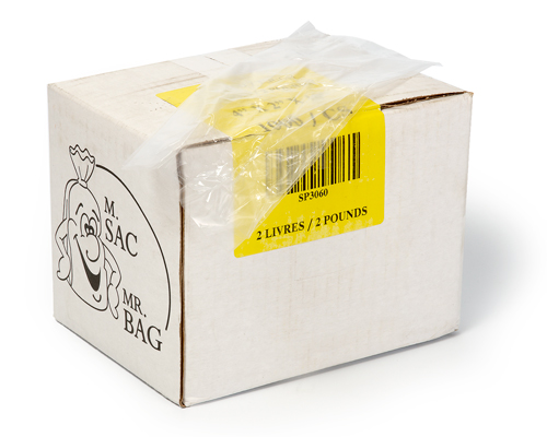 POLYTHYLÈNE BAGS 2 lb -  4 X 2 X 10 - 1 000 units