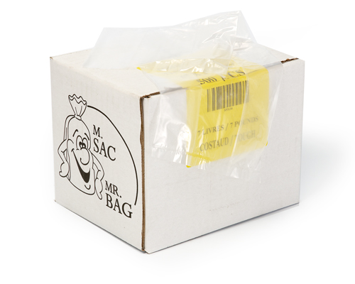 POLYTHYLÈNE BAGS 7 lb - 6 X 3 X 15 - 500 units