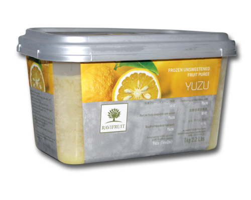 PURÉE DE YUZU  À 100 % SURGELÉE  - RAVIFRUIT 5 x 1 kg