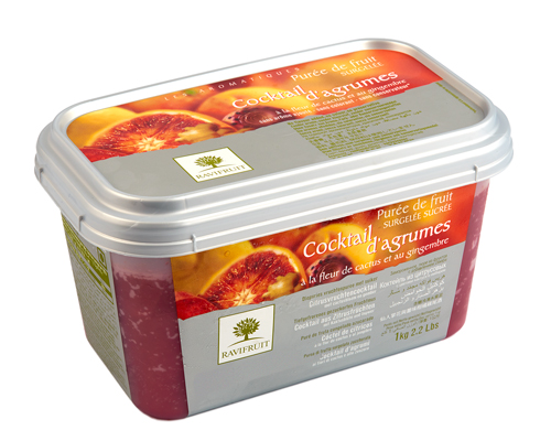 FROZEN CITRUS COCKTAIL WITH 10% SUGAR - RAVIFRUIT 5 x 1 kg