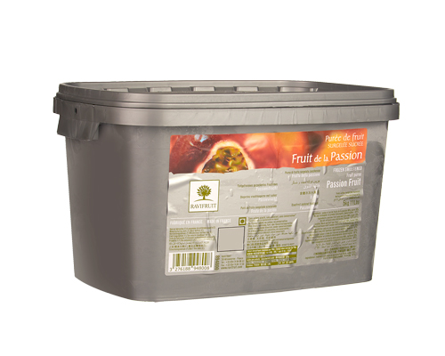 FROZEN PASSION FRUIT PUREE WITH 10% SUGAR - RAVIFRUIT 2 x 5 kg
