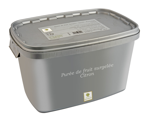 FROZEN LEMON PUREE WITH 10% SUGAR - RAVIFRUIT - 2 x 5 kg