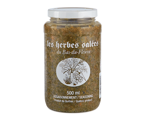 HERBES SALÉES PROVENANT DU BAS-DU-FLEUVE 500 ml