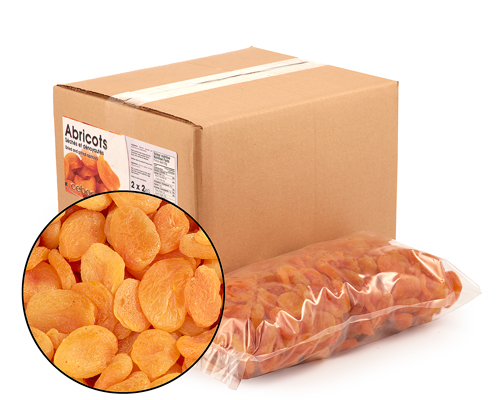PITTED DRIED APRICOTS - CEBON 2 x 2 kg