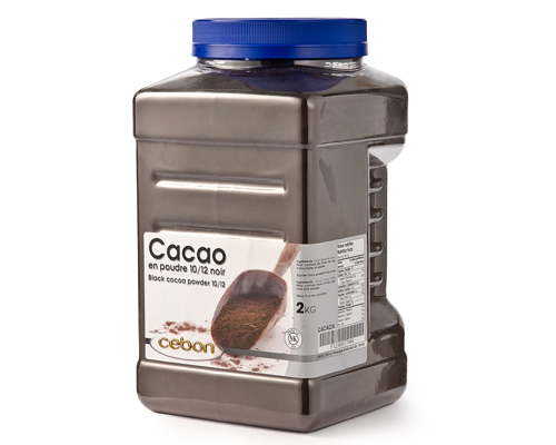 POUDRE DE CACAO FONCÉ 10/12% - CEBON 2 kg