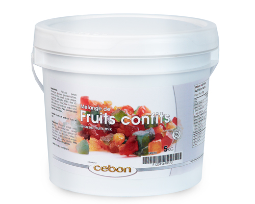 GLAZED MIXED FRUITS - CEBON - 5 kg