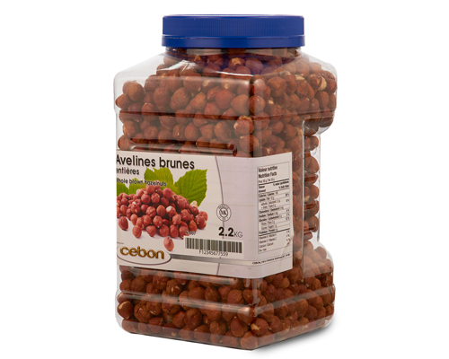 NOISETTES  NATURELLES ENTIÈRES - CEBON 2.2 kg