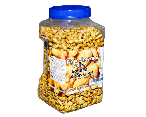NOIX DE CAJOU RÔTIES SANS SEL ÉCALÉES - CEBON 2.2 kg