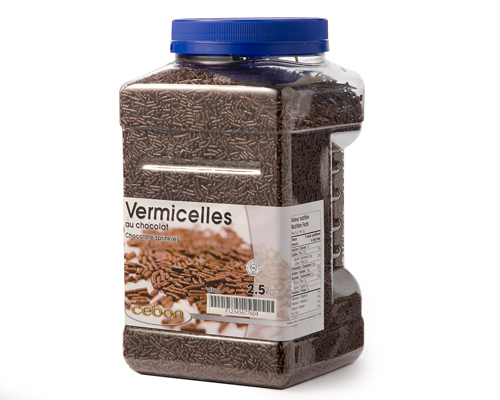 VERMICELLE CHOCOLAT - CEBON - 2.5 kg
