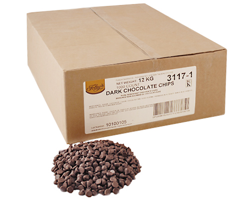 PURE CHOCOLATE CHIPS 4000CT - FOLEY'S 12 kg