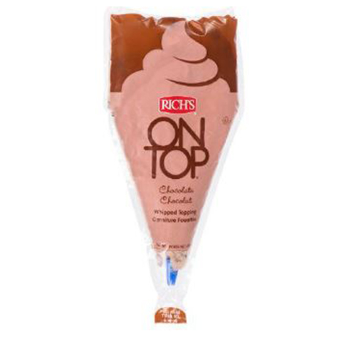 CHOCOLATE WHIPPED TOPPING  - ON TOP® 6 x 454 g